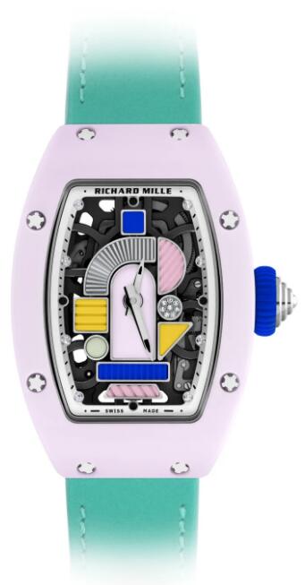 Review Richard Mille Replica Watch RM 07-01 Automatic Coloured Ceramics Blush Pink